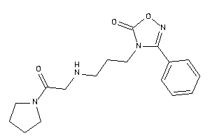 Image of 4-[3-[(2-keto-2-pyrrolidino-ethyl)amino]propyl]-3-phenyl-1,2,4-oxadiazol-5-one
