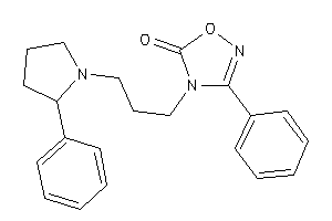 3-phenyl-4-[3-(2-phenylpyrrolidino)propyl]-1,2,4-oxadiazol-5-one