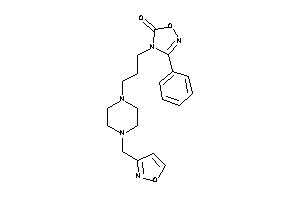 4-[3-[4-(isoxazol-3-ylmethyl)piperazino]propyl]-3-phenyl-1,2,4-oxadiazol-5-one