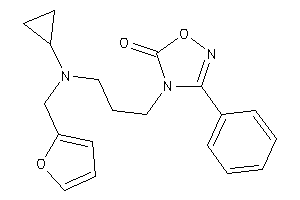 4-[3-[cyclopropyl(2-furfuryl)amino]propyl]-3-phenyl-1,2,4-oxadiazol-5-one