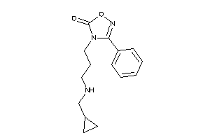 Image of 4-[3-(cyclopropylmethylamino)propyl]-3-phenyl-1,2,4-oxadiazol-5-one