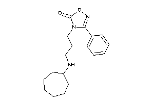 4-[3-(cycloheptylamino)propyl]-3-phenyl-1,2,4-oxadiazol-5-one