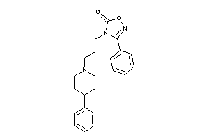 3-phenyl-4-[3-(4-phenylpiperidino)propyl]-1,2,4-oxadiazol-5-one