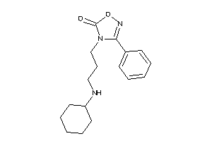 4-[3-(cyclohexylamino)propyl]-3-phenyl-1,2,4-oxadiazol-5-one