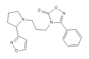 4-[3-(2-isoxazol-3-ylpyrrolidino)propyl]-3-phenyl-1,2,4-oxadiazol-5-one