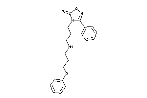 4-[3-(3-phenoxypropylamino)propyl]-3-phenyl-1,2,4-oxadiazol-5-one