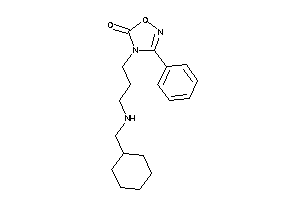 Image of 4-[3-(cyclohexylmethylamino)propyl]-3-phenyl-1,2,4-oxadiazol-5-one