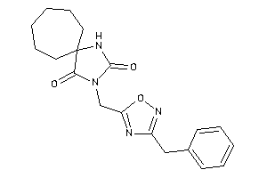 3-[(3-benzyl-1,2,4-oxadiazol-5-yl)methyl]-1,3-diazaspiro[4.6]undecane-2,4-quinone