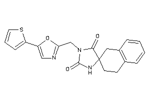 3-[[5-(2-thienyl)oxazol-2-yl]methyl]spiro[imidazolidine-5,2'-tetralin]-2,4-quinone