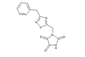 1-[(3-benzyl-1,2,4-oxadiazol-5-yl)methyl]imidazolidine-2,4,5-trione