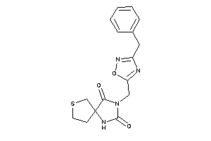 Image of 3-[(3-benzyl-1,2,4-oxadiazol-5-yl)methyl]-7-thia-1,3-diazaspiro[4.4]nonane-2,4-quinone