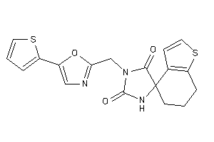 3'-[[5-(2-thienyl)oxazol-2-yl]methyl]spiro[6,7-dihydro-5H-benzothiophene-4,5'-imidazolidine]-2',4'-quinone