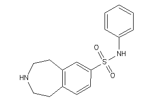 Image of N-phenyl-2,3,4,5-tetrahydro-1H-3-benzazepine-7-sulfonamide