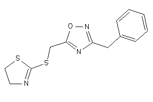 3-benzyl-5-[(2-thiazolin-2-ylthio)methyl]-1,2,4-oxadiazole