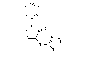 1-phenyl-3-(2-thiazolin-2-ylthio)-2-pyrrolidone