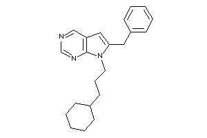6-benzyl-7-(3-cyclohexylpropyl)pyrrolo[2,3-d]pyrimidine