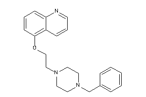 Image of 5-[2-(4-benzylpiperazino)ethoxy]quinoline