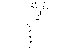 3-[2-(9H-fluoren-9-yl)ethylamino]-1-(4-phenylpiperazino)propan-1-one