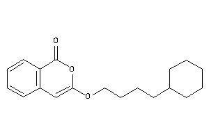 Image of 3-(4-cyclohexylbutoxy)isocoumarin