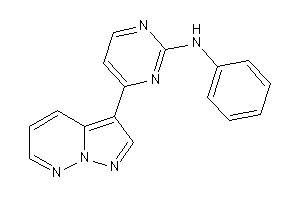 Image of Phenyl-(4-pyrazolo[5,1-f]pyridazin-3-ylpyrimidin-2-yl)amine