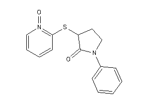 3-[(1-keto-2-pyridyl)thio]-1-phenyl-2-pyrrolidone