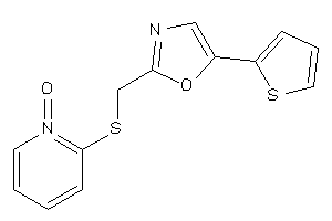 2-[[5-(2-thienyl)oxazol-2-yl]methylthio]pyridine 1-oxide