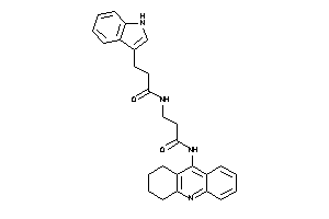 3-(1H-indol-3-yl)-N-[3-keto-3-(1,2,3,4-tetrahydroacridin-9-ylamino)propyl]propionamide