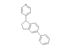 4-(5-phenylindan-1-yl)pyridine
