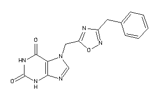 7-[(3-benzyl-1,2,4-oxadiazol-5-yl)methyl]xanthine