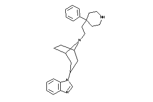 1-[8-[2-(4-phenyl-4-piperidyl)ethyl]-8-azabicyclo[3.2.1]octan-3-yl]benzimidazole