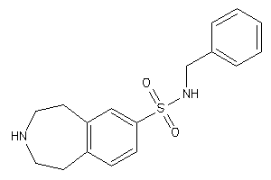 Image of N-benzyl-2,3,4,5-tetrahydro-1H-3-benzazepine-7-sulfonamide