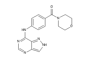 Morpholino-[4-(2H-pyrazolo[4,3-d]pyrimidin-7-ylamino)phenyl]methanone