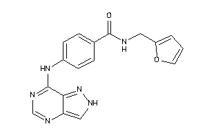 Image of N-(2-furfuryl)-4-(2H-pyrazolo[4,3-d]pyrimidin-7-ylamino)benzamide