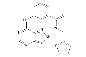 Image of N-(2-furfuryl)-3-(2H-pyrazolo[4,3-d]pyrimidin-7-ylamino)benzamide