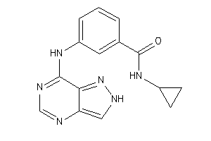 Image of N-cyclopropyl-3-(2H-pyrazolo[4,3-d]pyrimidin-7-ylamino)benzamide