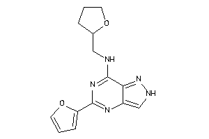 [5-(2-furyl)-2H-pyrazolo[4,3-d]pyrimidin-7-yl]-(tetrahydrofurfuryl)amine