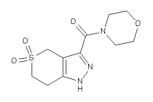 (5,5-diketo-1,4,6,7-tetrahydrothiopyrano[4,3-c]pyrazol-3-yl)-morpholino-methanone