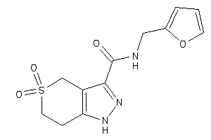N-(2-furfuryl)-5,5-diketo-1,4,6,7-tetrahydrothiopyrano[4,3-c]pyrazole-3-carboxamide