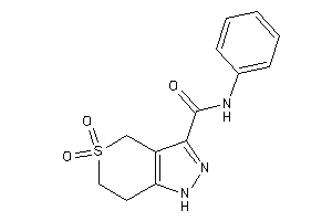 5,5-diketo-N-phenyl-1,4,6,7-tetrahydrothiopyrano[4,3-c]pyrazole-3-carboxamide