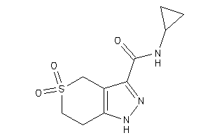 N-cyclopropyl-5,5-diketo-1,4,6,7-tetrahydrothiopyrano[4,3-c]pyrazole-3-carboxamide