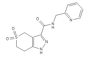 5,5-diketo-N-(2-pyridylmethyl)-1,4,6,7-tetrahydrothiopyrano[4,3-c]pyrazole-3-carboxamide