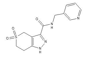 5,5-diketo-N-(3-pyridylmethyl)-1,4,6,7-tetrahydrothiopyrano[4,3-c]pyrazole-3-carboxamide