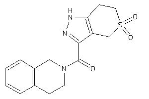 3,4-dihydro-1H-isoquinolin-2-yl-(5,5-diketo-1,4,6,7-tetrahydrothiopyrano[4,3-c]pyrazol-3-yl)methanone