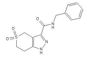 N-benzyl-5,5-diketo-1,4,6,7-tetrahydrothiopyrano[4,3-c]pyrazole-3-carboxamide
