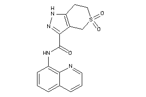 5,5-diketo-N-(8-quinolyl)-1,4,6,7-tetrahydrothiopyrano[4,3-c]pyrazole-3-carboxamide