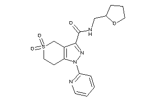 Image of 5,5-diketo-1-(2-pyridyl)-N-(tetrahydrofurfuryl)-6,7-dihydro-4H-thiopyrano[4,3-c]pyrazole-3-carboxamide