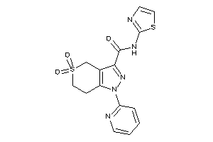 5,5-diketo-1-(2-pyridyl)-N-thiazol-2-yl-6,7-dihydro-4H-thiopyrano[4,3-c]pyrazole-3-carboxamide