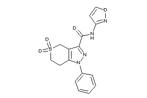 N-isoxazol-3-yl-5,5-diketo-1-phenyl-6,7-dihydro-4H-thiopyrano[4,3-c]pyrazole-3-carboxamide