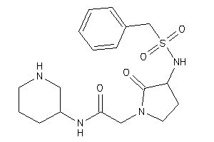 2-[3-(benzylsulfonylamino)-2-keto-pyrrolidino]-N-(3-piperidyl)acetamide