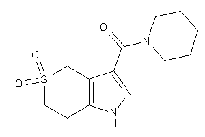 (5,5-diketo-1,4,6,7-tetrahydrothiopyrano[4,3-c]pyrazol-3-yl)-piperidino-methanone